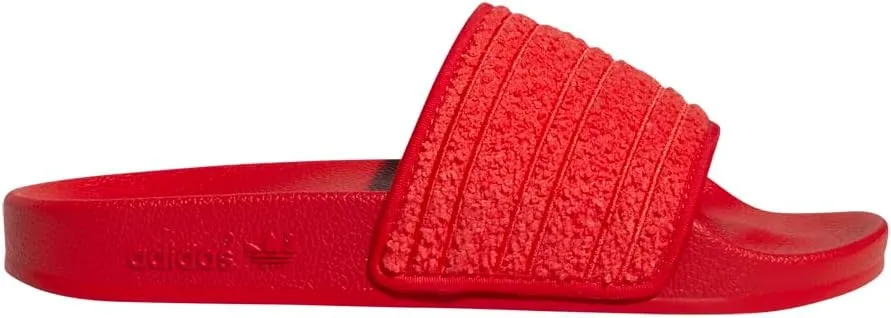 adidas Womens Adilette Slide Casual Sandals Casual Low Heel 1-2" - Red - Size 8 M