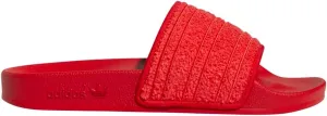 adidas Womens Adilette Slide Casual Sandals Casual Low Heel 1-2" - Red - Size 8 M