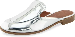 Aerosoles Women's Wilda Mule, Silver Mirror Faux Leather, 7