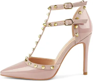 Ankle Strap Heels for Women Stilettos Pumps