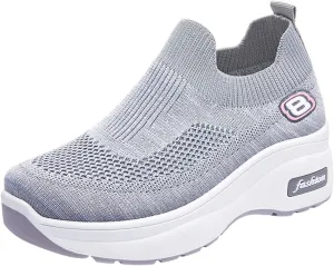 Breathable Women Shoes Leisure Trainer Shoes Running Fitness Sport Casual Wedge Outdoor Women's Things Take Vacation