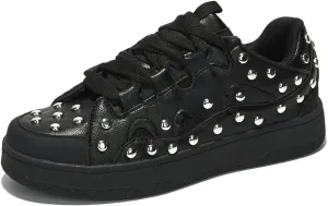 Cape Robbin Rani Studded Lace-up Sneaker (Rani)