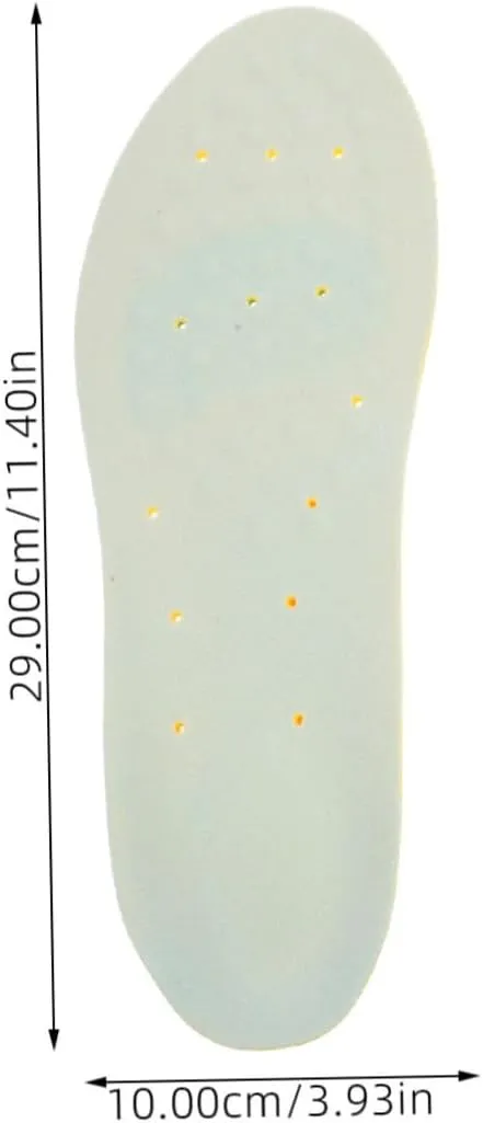CLISPEED Memory Foam Insole Inserts Thick Cushion Arch Support Shoes Soles Inserts for Work Boots Running Shoes