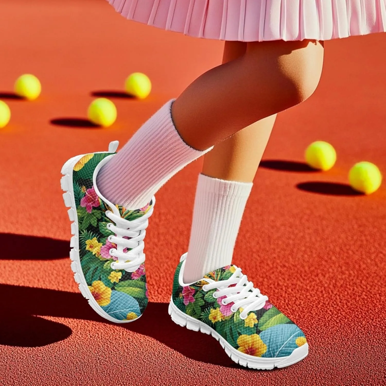 Cumagical Kids Running Shoes Boys Girls Lightweight Breathable Sneakers Non-Slip Sole Athletic Shoes