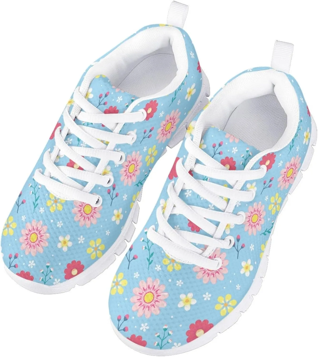 Cumagical Kids Summer Shoes with Laces for Boys Girls Running Sneakers