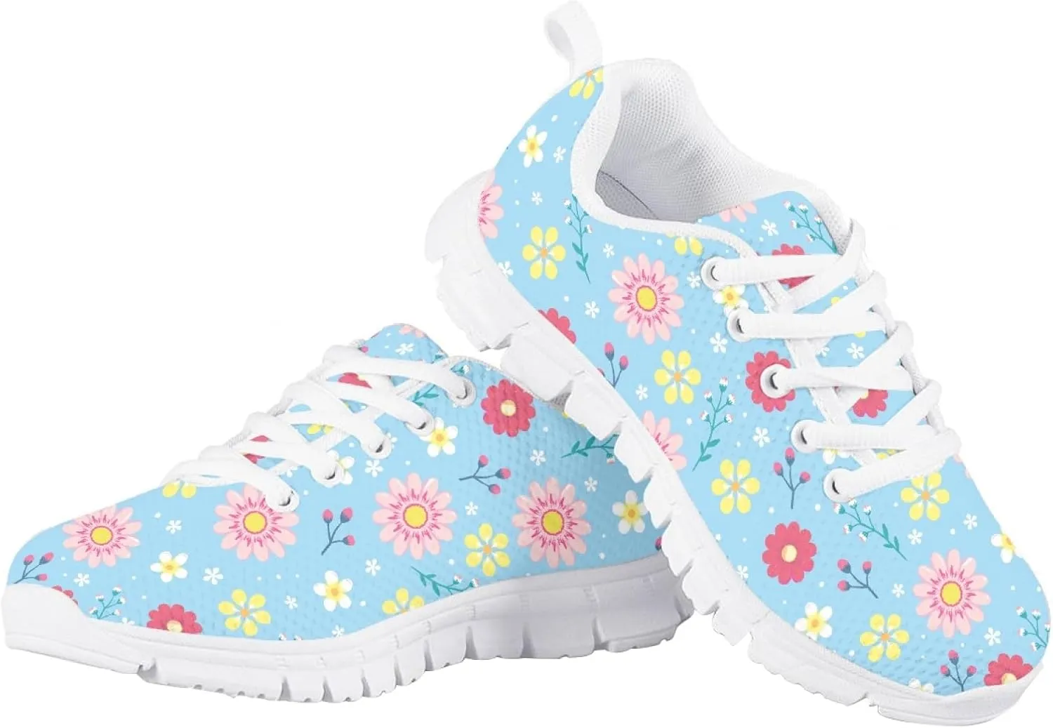 Cumagical Kids Summer Shoes with Laces for Boys Girls Running Sneakers
