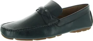 Donald J Pliner Mens Braided Leather Driving Moccasins