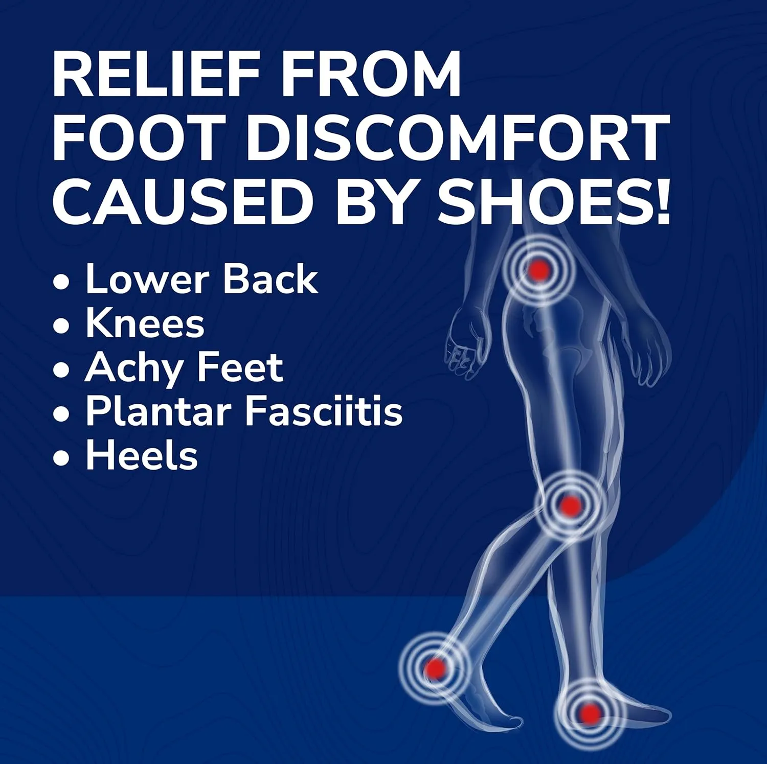Dr. Scholl's Custom FiT Comfort – Plantar Fasciitis Insoles, Orthotics Shoe Inserts with Arch Support for Men & Women, Suitable for 220  lbs, Stay on Your Feet All-Day with Optimum Cushioning, CF650