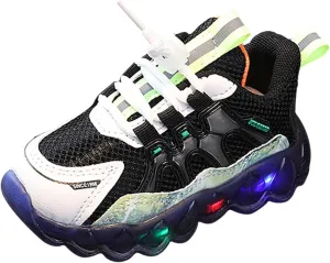 Fashion Light On LED Baby Shoes Casual Children Shoes Boy Sport Shoes Soft Sole Kids Sport Shoes Slip on