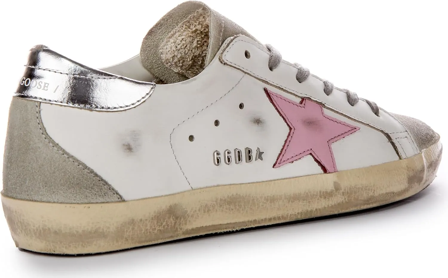 Golden Goose Super-star Women's 20MM Designer Sole Mirror Heel Trainers