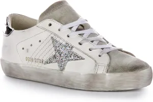 Golden Goose Super-star Women's 20MM Designer Sole Mirror Heel Trainers