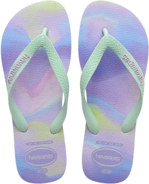 Havaianas Women's Top Fashion Flip Flops Sandals, Purple Fantasy, 6
