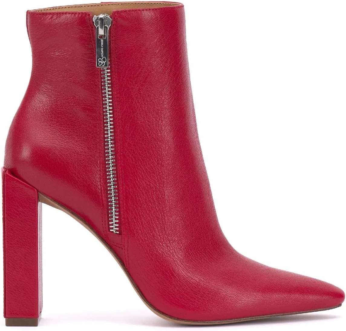 Jessica Simpson Womens Timea Zipper Heels Ankle Boots
