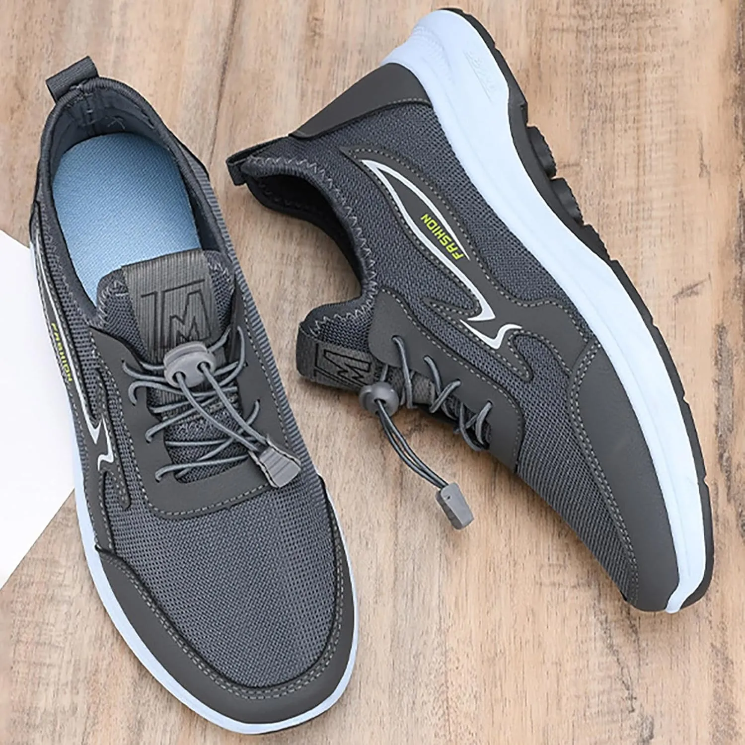 Jogging Walking Sneakers for Men Breathable Casual Comfortable Walking Sneaker Men's Arch Support Insole Shoes