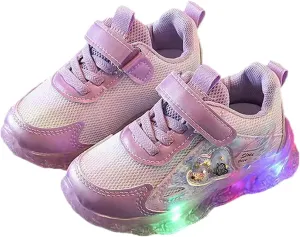 Light Up Shoes for Boys Girls Toddler LED Flashing Sneakers Breathable Sport Walking Running Shoes for Kids