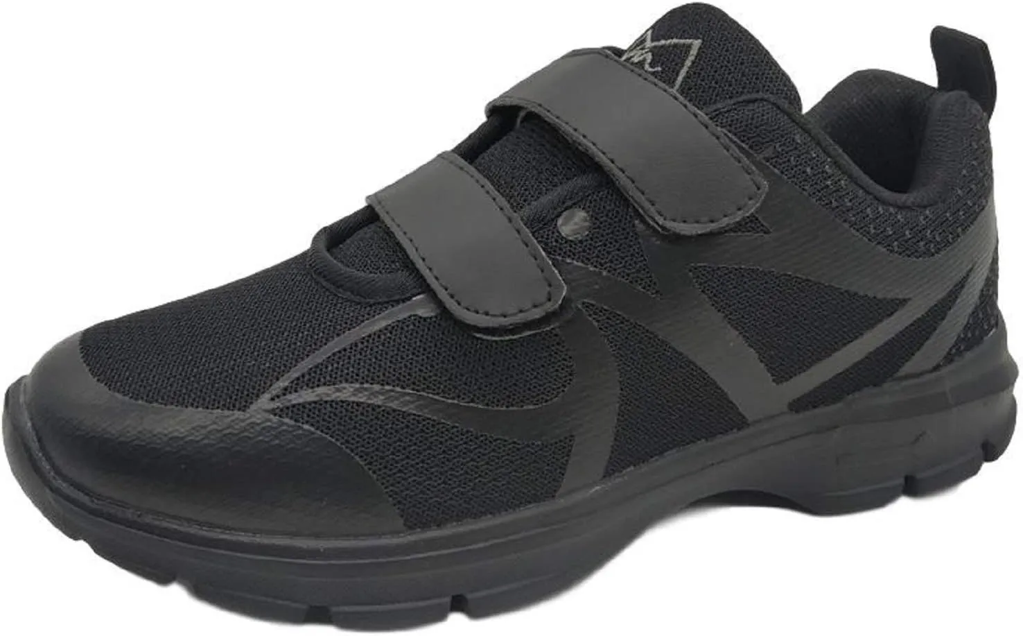 M-Air Ultra-Lightweight, Mens Mesh Athletic Hook-and-Loop Sneaker Shoe (8, Pacer Black)