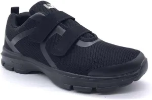 M-Air Ultra-Lightweight, Mens Mesh Athletic Hook-and-Loop Sneaker Shoe (Pacer Black, 9 Wide)