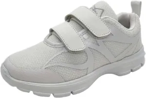 M-Air Ultra-Lightweight, Mens Mesh Athletic Hook-and-Loop Sneaker Shoe (Pacer White, 10 Wide)