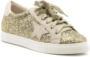 Multi-Fabric Lace-Up Fashion Sneaker