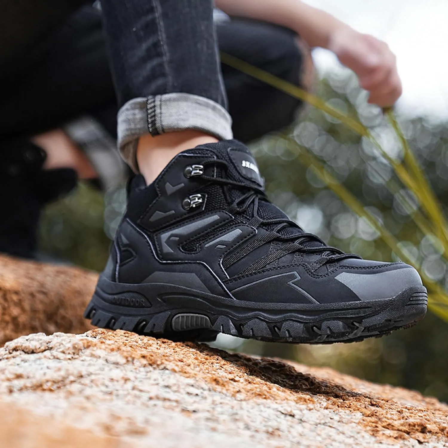 Non Slip Work Sport Shoes for Men Lightweight Sport Gym Jogging Walking Sneaker Men's Comfortable Dress Shoes