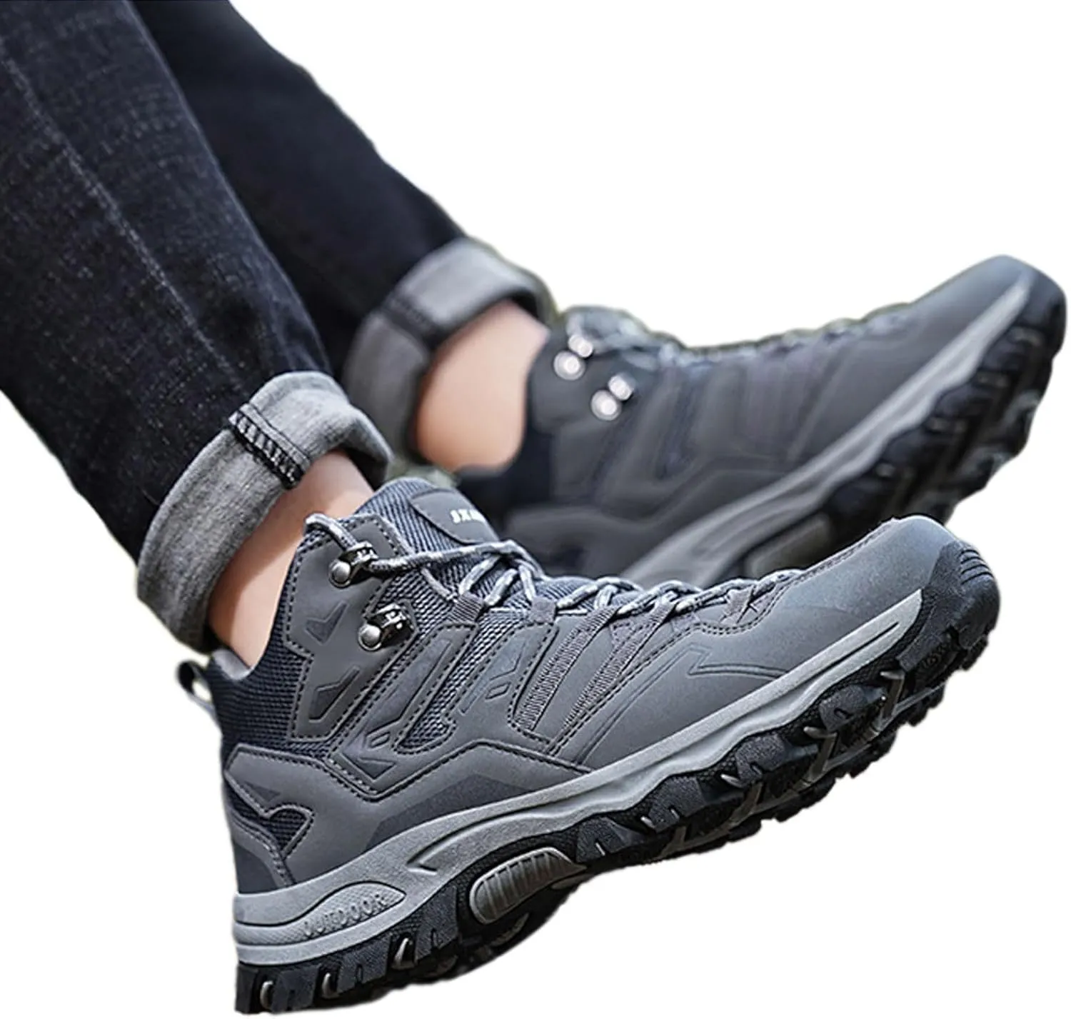 Non Slip Work Sport Shoes for Men Lightweight Sport Gym Jogging Walking Sneaker Men's Comfortable Dress Shoes