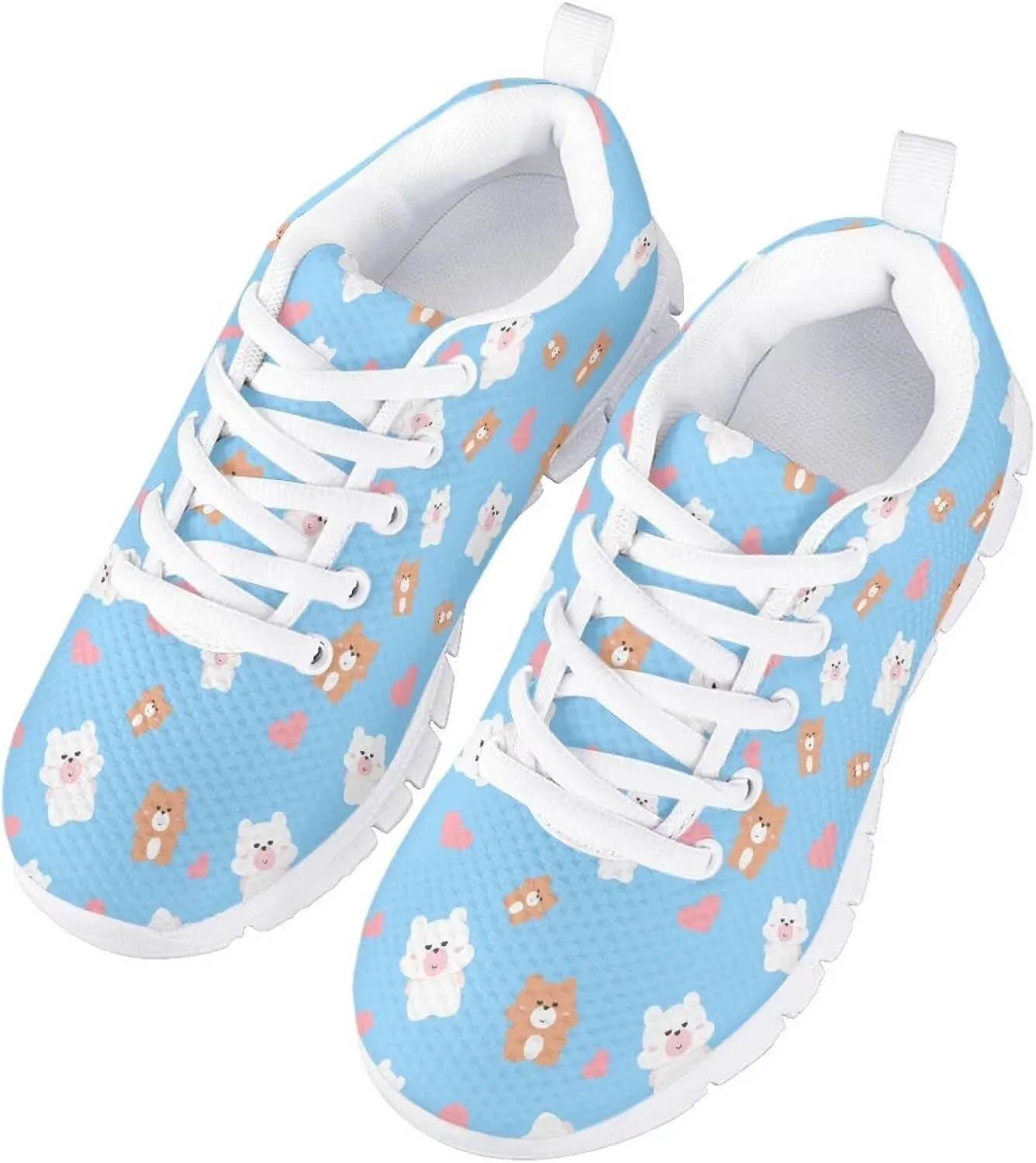 Premium Kids Running Shoes - Lightweight Breathable Mesh - Non-Slip Rubber Sole - Stylish Athletic Sneakers for Boys & Girls