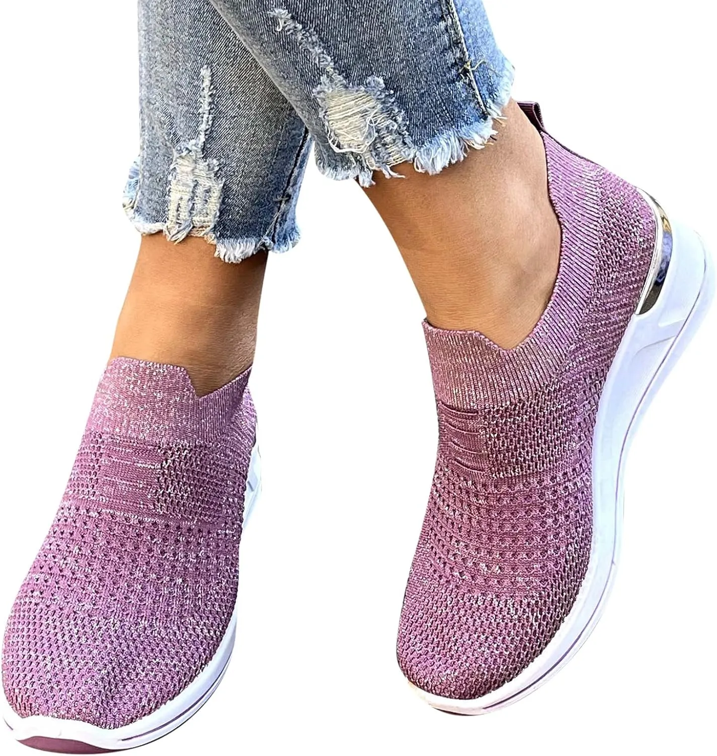 Shoes Leisure Casual Women Running Shoes Sport Breathable Wedge Outdoor Trainer Mesh Fitness Women's Shoes Casual Sneakers