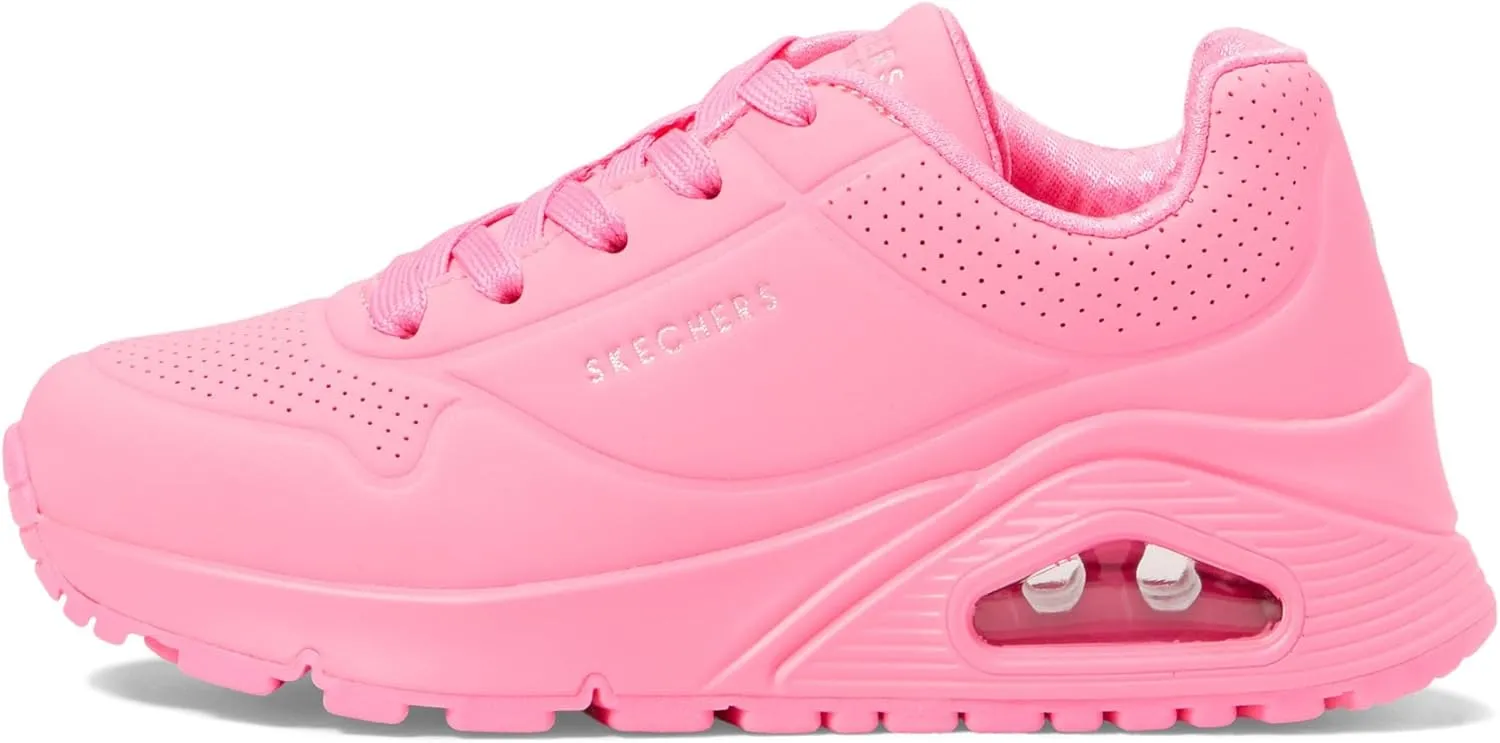 Skechers Girls' Street Uno Gen1-Neon Glow Sneaker
