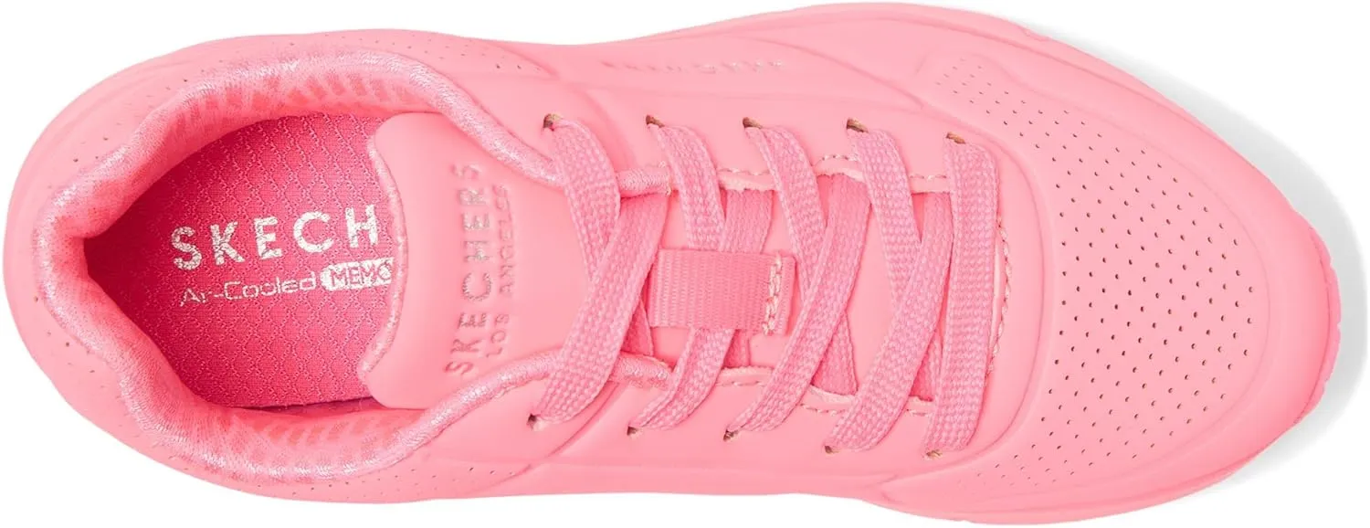 Skechers Girls' Street Uno Gen1-Neon Glow Sneaker