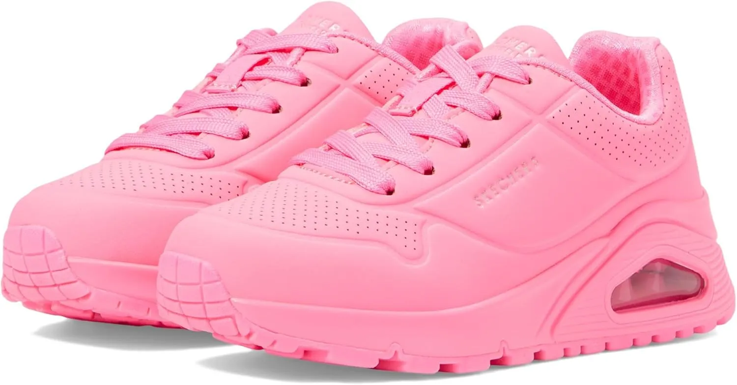 Skechers Girls' Street Uno Gen1-Neon Glow Sneaker