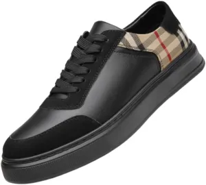 Stylish Men's Skate & Casual Sneakers - Lightweight Non-Slip Breathable Lace-Up Shoes for Outdoor Running, Skating & Daily Wear | Color Block & Solid Options
