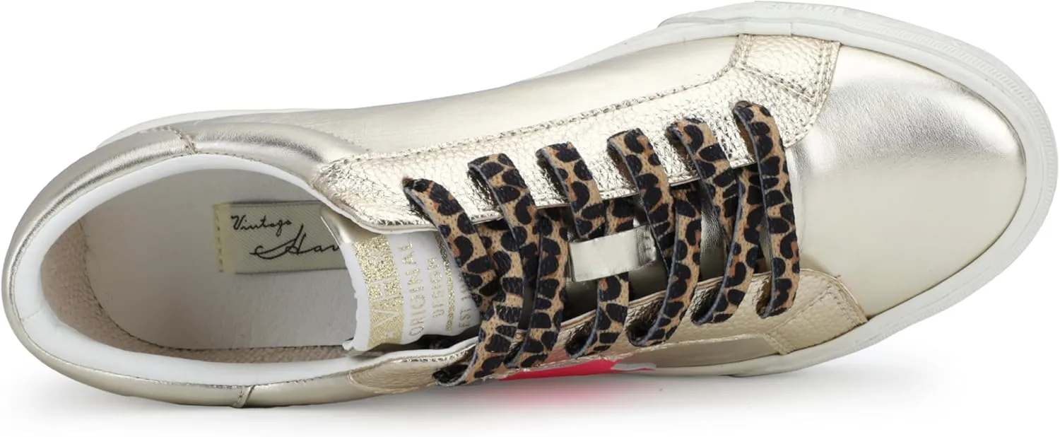 Vintage Havana Grande Womens Fashion Sneakers | Star Tennis Shoes Womens | Low Top Slip On | Walking Comfortable Casual
