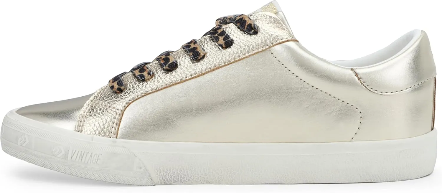 Vintage Havana Grande Womens Fashion Sneakers | Star Tennis Shoes Womens | Low Top Slip On | Walking Comfortable Casual
