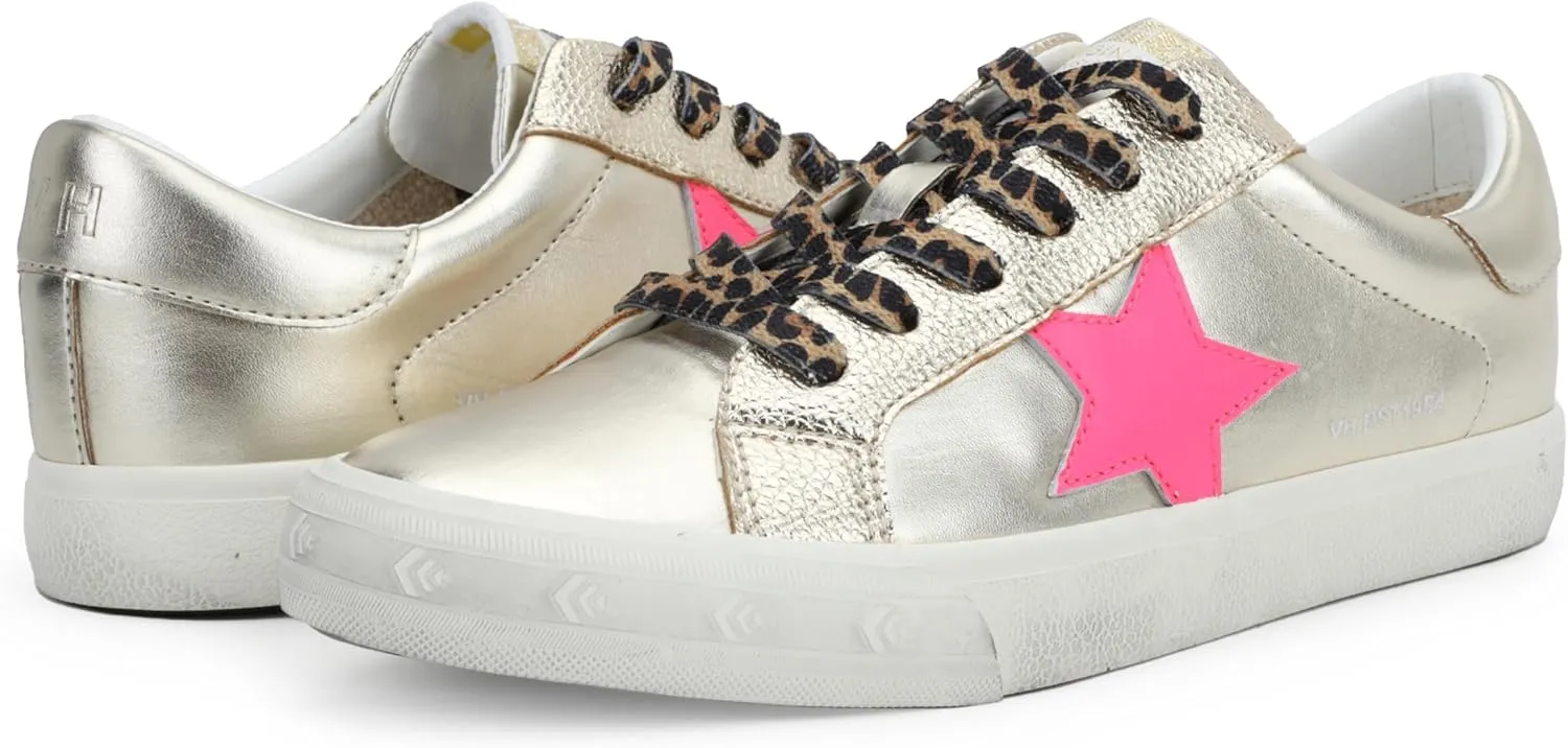 Vintage Havana Grande Womens Fashion Sneakers | Star Tennis Shoes Womens | Low Top Slip On | Walking Comfortable Casual