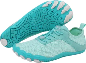 Water Shoes Mens Women Barefoot Outdoor Athletic Sport Shoes Swim Pool Beach Surf Walking Flats Wide Toe Hiking Aqua Flat Sport Diving Sailing Travel Shoe