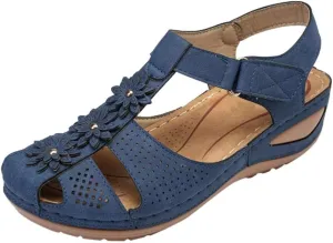 Womens with Arch Support Walking Sandals Orthopedic Recovery Slides Comfortable Adjustable Straps Thick Cushion Summer Beach Casual Outdoor Footwear