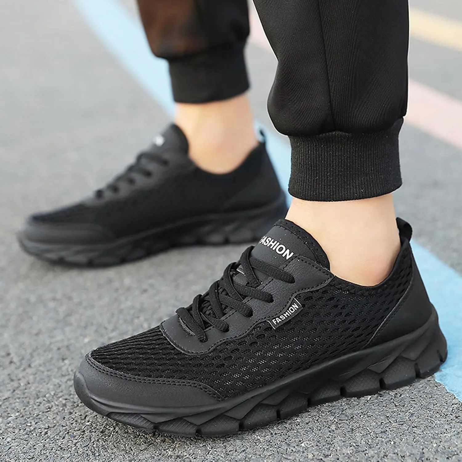 Workout Athletic Sport Shoes for Men Breathable Casual Comfortable Walking Sneaker Men's Business Casual Shoes